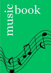 Produktbild: Music Book: DIN A5 Staff Book | 300 Pages with 12 Staves / Systems per Sheet | Paper 90g/m&sup2;