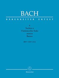 Bild vom Artikel Sechs Suiten für Violoncello solo BWV 1007-1012, Noten, Textbd. und 5 Hefte Faksimile-Noten vom Autor Johann Sebastian Bach