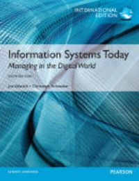 Produktbild: Information Systems Today plus MyMISLab with Pearson eText, International Edition
