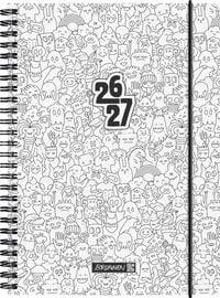 Produktbild: Sch&uuml;lerkalender 2026/2027 "ZENart" | A5, Kunststoff