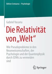 Produktbild: Die Relativit&auml;t von "Welt"