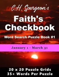 Produktbild: C. H. Spurgeon's Faith Checkbook Word Search Puzzle Book #1