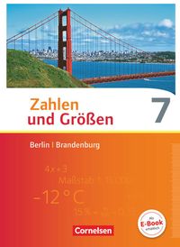Bild vom Artikel Zahlen und Größen 7. Schuljahr. Schülerbuch Berlin und Brandenburg vom Autor Hans-Helmut Paffen