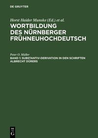 Produktbild: Substantiv-Derivation in den Schriften Albrecht D&uuml;rers