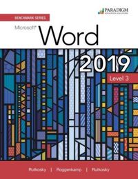 Produktbild: Roggenkamp, A: Benchmark Series: Microsoft Word 2019 Level 3