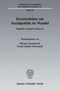 Produktbild: Konstruktion von Sozialpolitik im Wandel.