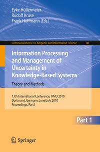 Produktbild: Information Processing and Management of Uncertainty in Knowledge-Based Systems