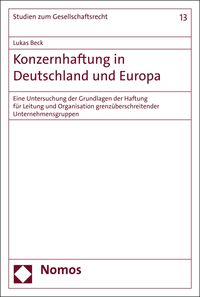 Produktbild: Konzernhaftung in Deutschland und Europa
