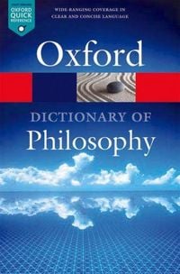 Produktbild: The Oxford Dictionary of Philosophy