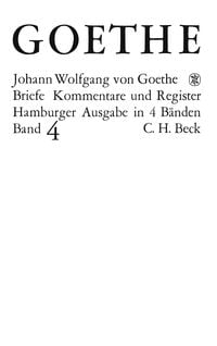 Produktbild: Goethes Briefe und Briefe an Goethe Bd. 4: Briefe der Jahre 1821-1832
