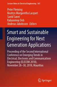 Produktbild: Smart and Sustainable Engineering for Next Generation Applications