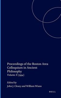 Produktbild: Proceedings of the Boston Area Colloquium in Ancient Philosophy
