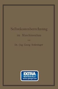 Produktbild: Selbstkostenberechnung im Maschinenbau
