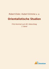 Produktbild: Orientalistische Studien