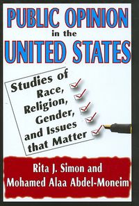 Produktbild: Simon, R: Public Opinion in the United States