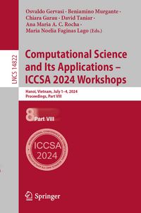 Produktbild: Computational Science and Its Applications &ndash; ICCSA 2024 Workshops