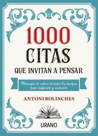 Produktbild: 1000 Citas Que Invitan a Pensar