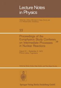Produktbild: Proceedings of the Europhysics Study Conference on Intermediate Processes in Nuclear Reactions