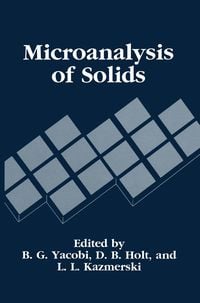 Produktbild: Microanalysis of Solids