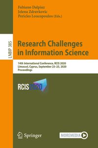 Produktbild: Research Challenges in Information Science