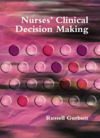 Produktbild: Gurbutt, R: Nurses' Clinical Decision Making