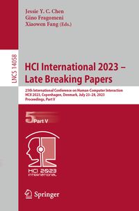 Produktbild: HCI International 2023 &ndash; Late Breaking Papers