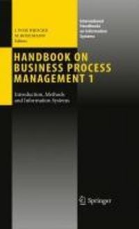 Produktbild: Handbook on Business Process Management 1