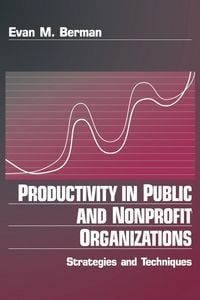 Produktbild: Productivity in Public and Non Profit Organizations