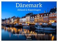 Produktbild: D&auml;nemark - J&uuml;tland & Kopenhagen, Impressionen aus dem hohen Norden (Wandkalender 2026 DIN A2 quer), CALVENDO Monatskalender