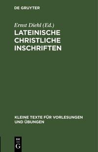 Produktbild: Lateinische christliche Inschriften