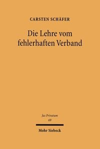 Produktbild: Die Lehre vom fehlerhaften Verband