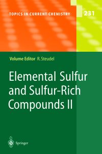 Produktbild: Elemental Sulfur and Sulfur-Rich Compounds II