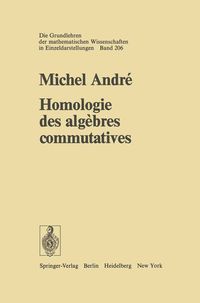 Produktbild: Homologie des algebres commutatives