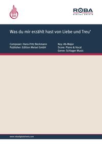 Produktbild: Was du mir erz&auml;hlt hast von Liebe und Treu'