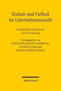 Produktbild: Einheit und Vielheit im Unternehmensrecht