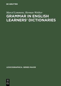 Produktbild: Grammar in English learners' dictionaries