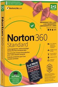 Bild vom Artikel Norton Security 360 Standard 10GB 1+1 Device Bundle [PC/Mac/Android/iOS] (D/F/I) vom Autor 