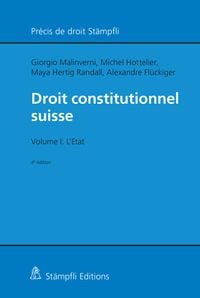 Produktbild: Droit constitutionnel suisse