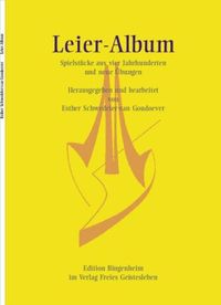 Bild vom Artikel Leier-Album. Bd.1 vom Autor Esth Schwedeler-van Goudoever