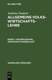 Produktbild: Grundlegung, Wirtschaftskreislauf