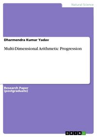 Produktbild: Multi-Dimensional Arithmetic Progression