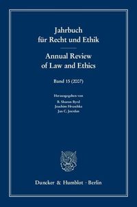 Produktbild: Jahrbuch f&uuml;r Recht und Ethik - Annual Review of Law and Ethics.