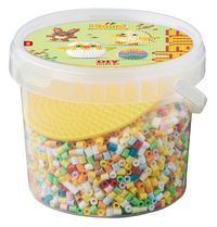 Produktbild: Hama 2041 - DIY B&uuml;gelperlen Midi 5+, Motiv Ostern Mix, Eimer, 4000 St&uuml;ck