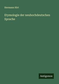 Produktbild: Etymologie der neuhochdeutschen Sprache