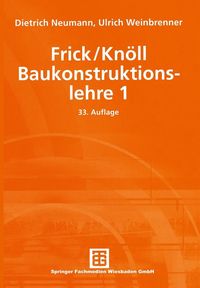 Produktbild: Frick/Kn&ouml;ll Baukonstruktionslehre 1