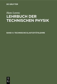 Produktbild: Technische Elastizit&auml;tslehre