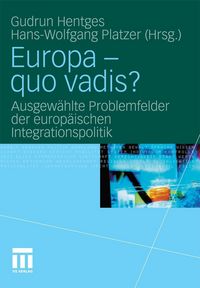 Produktbild: Europa - quo vadis?