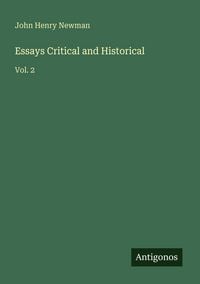 Produktbild: Essays Critical and Historical