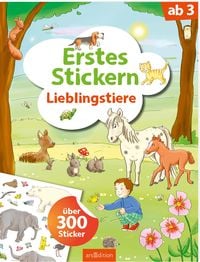 Produktbild: Erstes Stickern &ndash; Lieblingstiere