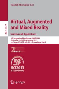 Produktbild: Virtual, Augmented and Mixed Reality: Systems and Applications
